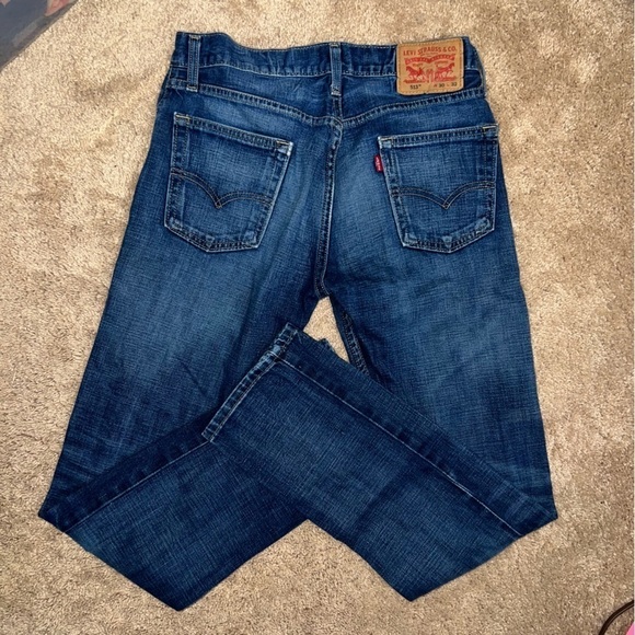 Levi’s Men’s 513 Slim Straight Jeans Size 30x32 - Picture 8 of 13